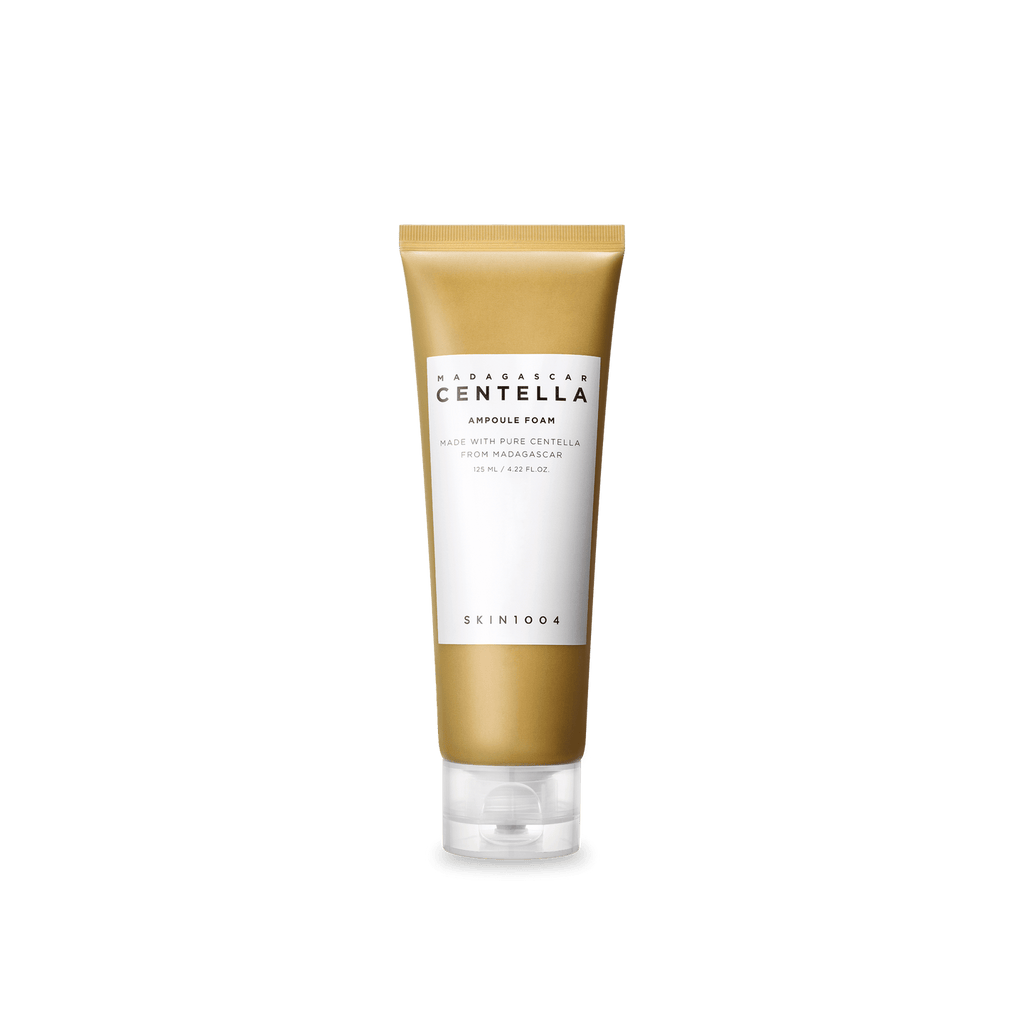 A tube of SKIN1004 Madagascar Centella Ampoule Foam, 125ml.