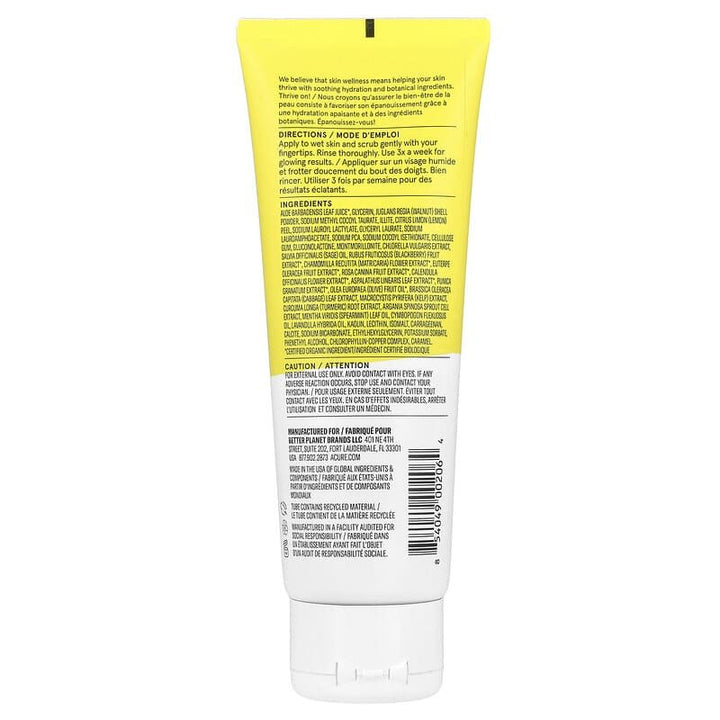 ACURE - Brightening Facial Scrub 118ml - Korean Glow