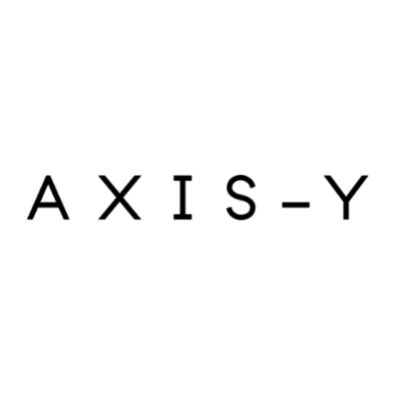 Text 'AXIS-Y' in black on a white background