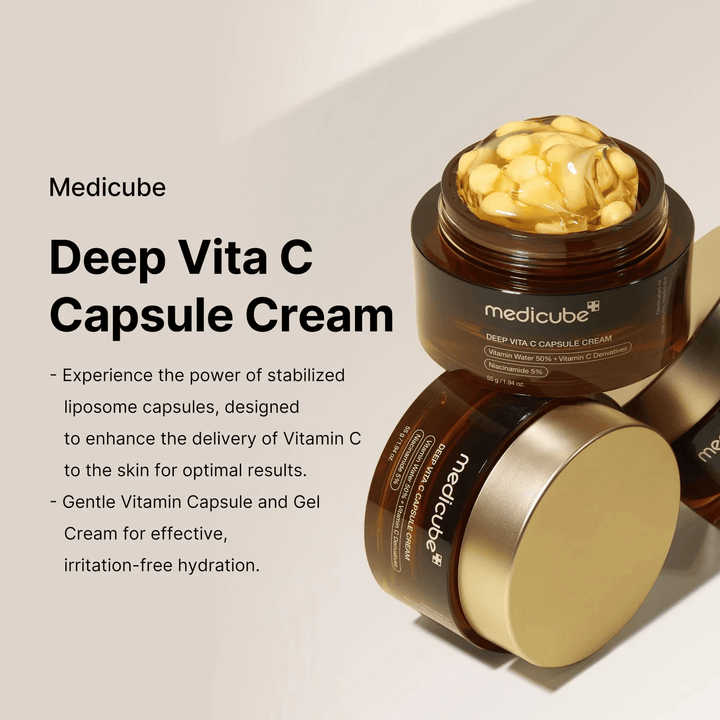 medicube - Deep Vita C Capsule Cream - Korean Glow