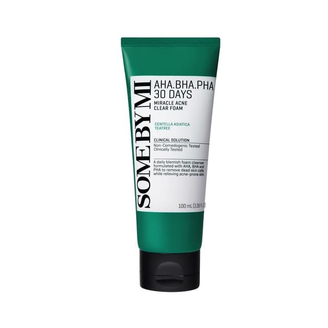SOME BY MI - AHA,BHA,PHA 30 Days Miracle Acne Clear Foam - Korean Glow
